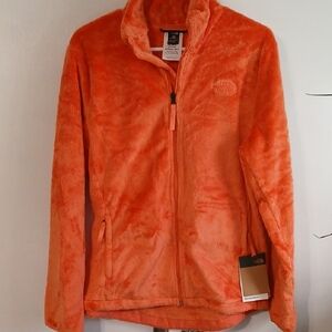 Women's The North Face Orange Fleece Jacket New W/tags Sz: L